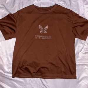 Brown “Mysterious” t-shirt